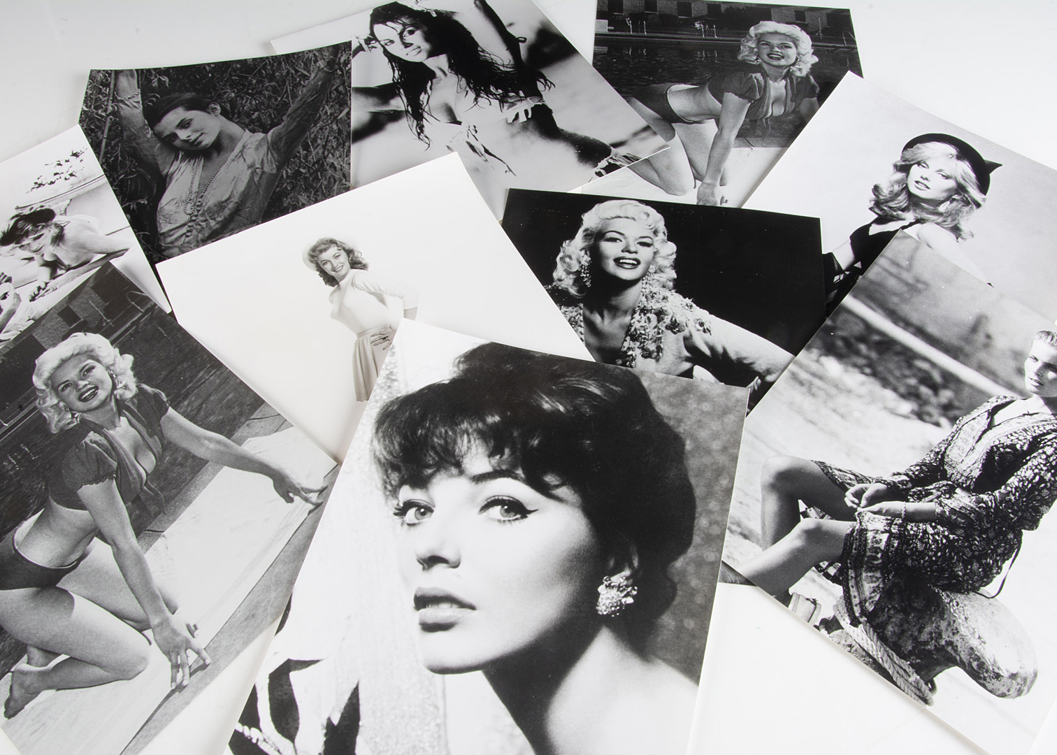 Female Stills from Film & Television, three hundred plus modern b/w stills of female stars from film