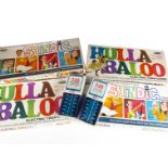 Hullaballo / Shindig Games, five boxed games of Hullabaloo, the electric Teen game together with