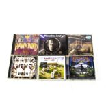 Hawkwind CDs / Ticket, approximately fifty Hawkwind CDs with titles including Doremi Fasol Latido,