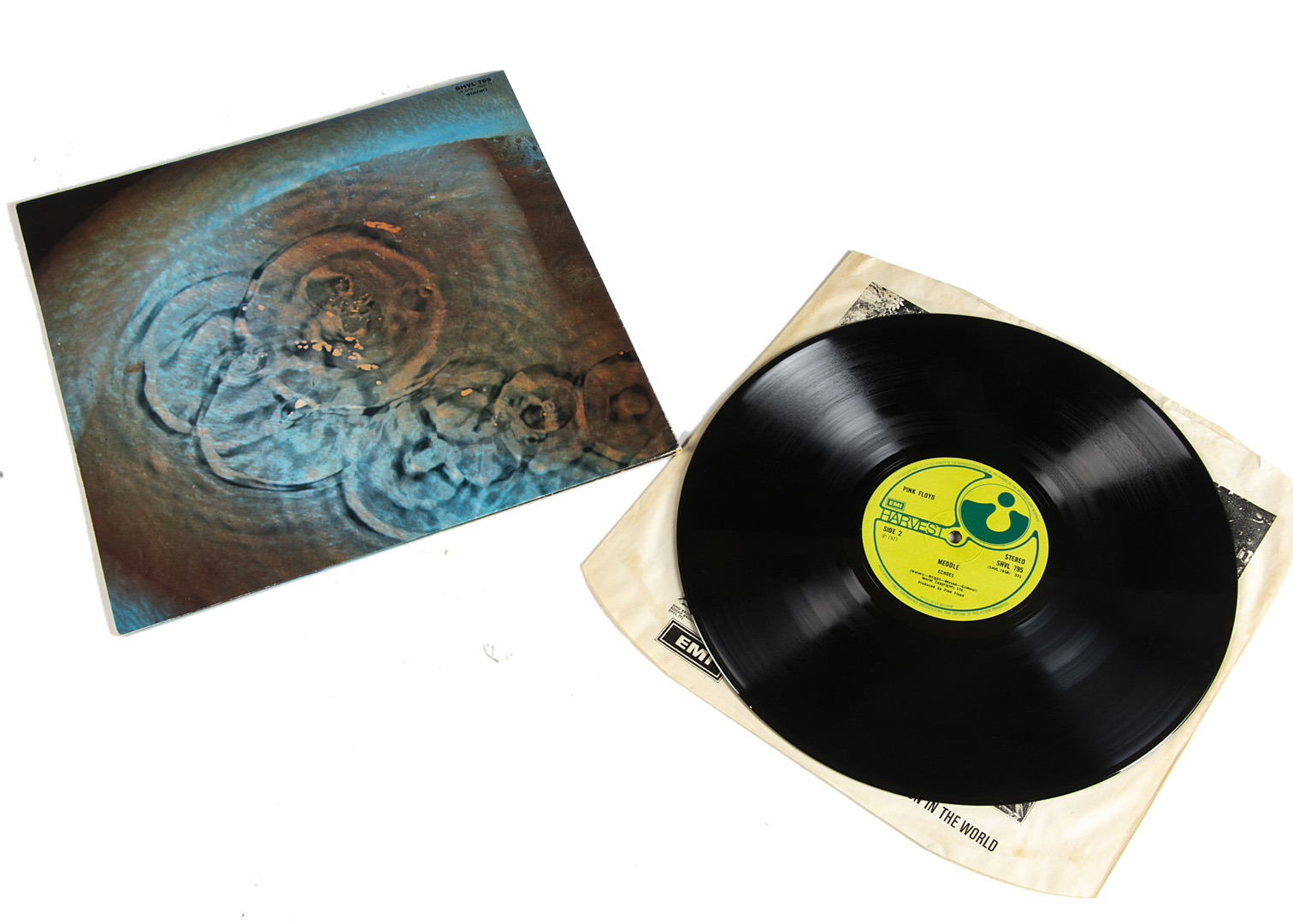 Pink Floyd LP, Meddle LP - Original UK Release 1971 on Harvest (SHVL 795) - Fully Textured - Image 2 of 2