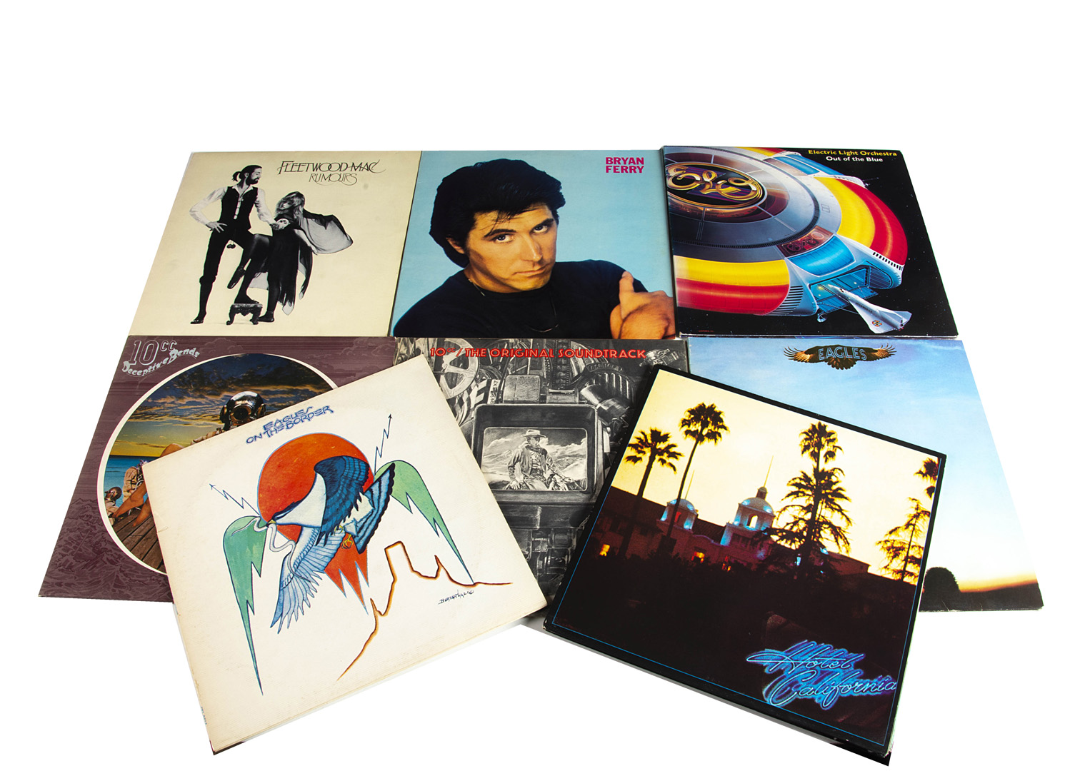 Pop / AOR LPs, eight albums of mainly AOR and Classic Pop comprising Fleetwood Mac - Rumours (