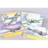 Italeri WWII Allied and Axis Aircraft Kits, a boxed collection, 1:72 scale, 117 JU-188, 037 HE