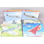 WWII and Later Military Aircraft Kits of European Manufacture, a boxed collection 1:72 scale,