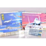 Heller Post-war and Modern Military Aircraft and Missile Pack, a boxed collection 1:72 scale,