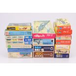 WWII and Later Aircraft Kits of Eastern European Manufacture, a boxed collection 1:72 scale,