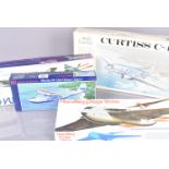 American Manufacture/ Retail Military and Civilian Aircraft Kits, a boxed collection, 1:72 scale