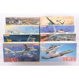 Dragon WWII and Later Aircraft Kits and Missile Packs, a boxed collection, 1:72 scale examples, 5084