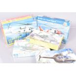 Italeri Military and Emergency Helicopters, a boxed collection 1:72 scale, 1267 h04s-3, 040 Huey,