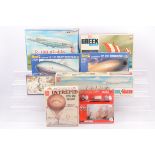 Airship Balloon and Historical Ship Kits, a boxed collection, Imai B287 Greek Warship, Airfix 1: