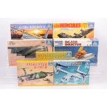 Italeri Military Cargo Planes and Bombers, a boxed group, 1:72 scale examples, 068 V-22 Osprey,