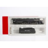 Rivarossi HO Gauge American Outline 1586 Union Pacific black/gun metal grey 4-8-8-4 'Big Boy'