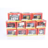 Hornby Lyddle End trackside accessories and others, boxed buildings, N8071 Golden Fleece, N8010