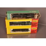 N Gauge BR Steam Locomotives and Tenders, two boxed examples, Hornby Minitrix 203 70000 Britannia in