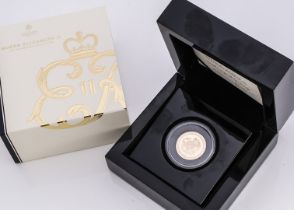 A modern The East India Company 2021 Gold Proof Sovereign Coin, in box with certificate