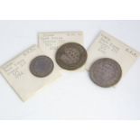 A good collection of George III and later silver Bank Tokens, from various Counties and Towns,