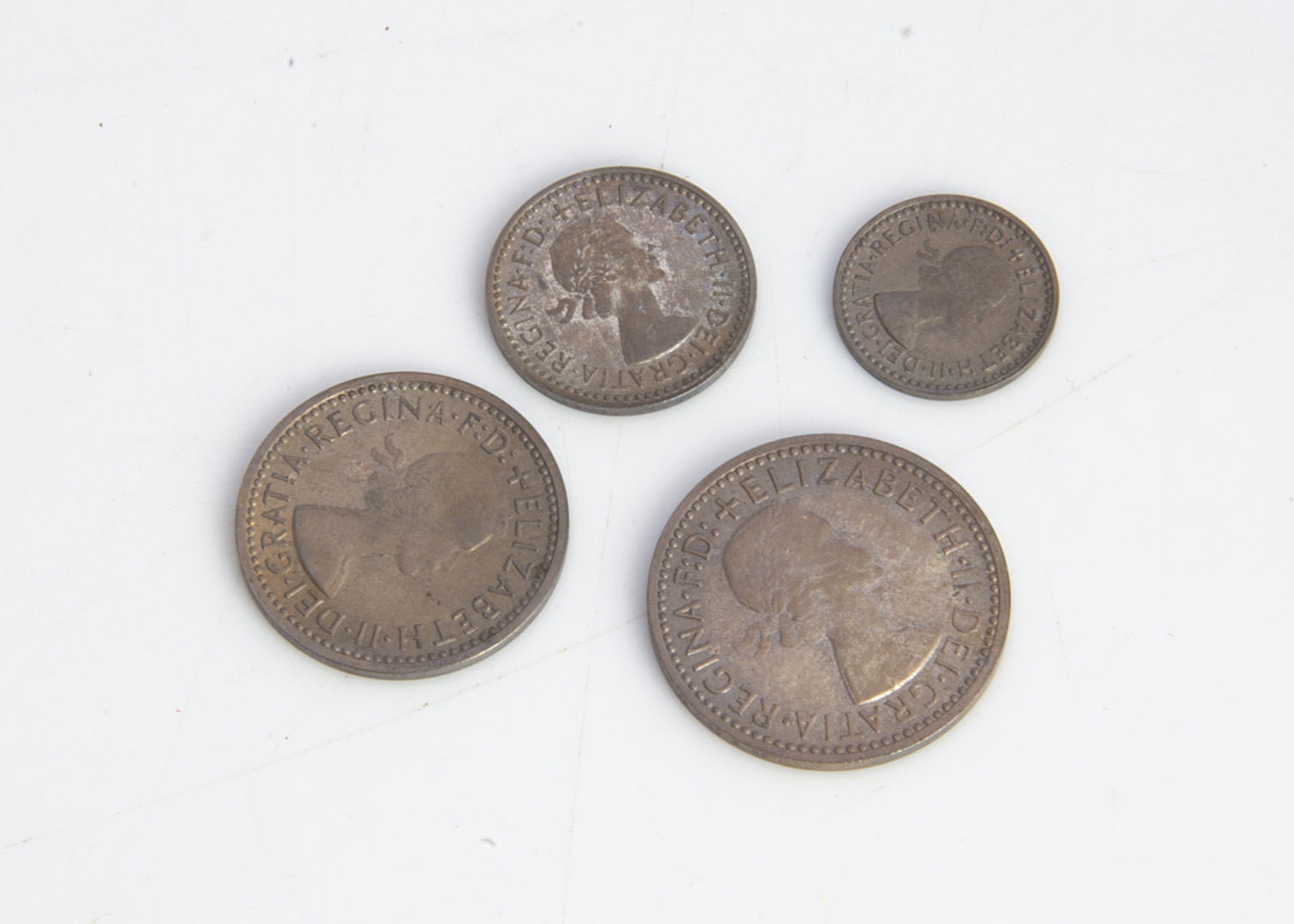 An Elizabeth II four coin Maundy Money set, dated 1962, EF (4)