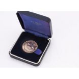 A 1970s Independence of The Bahamas gold fifty dollar coin, 15.6g, dated 1973, EF, in box