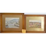 20th century British school, three coastal watercolours, all sign J.B. Garner? All framed one