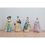 Four limited edition Royal Doulton ceramic figurines, comprising, Sophia Charlotte Lady Sheffield