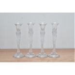 Two pair of Igor Carl Faberge candlesticks, for the Franklin Mint, all marked to the bases, with