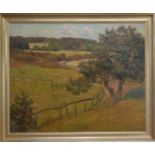 German 20th Century, A countryside landscape, oil on canvas, signed S. Mohr 1915 to the bottom