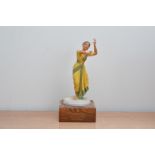 A limited edition Royal Doulton ceramic figurine of the Indian Temple Dancer, from the Dancers of