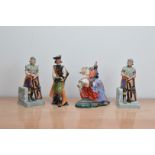 Four Royal Doulton ceramic figurines, comprising, two figurines of the Centurion H.N. 2726, Cavalier