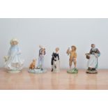 Five Royal Doulton ceramic figurines, comprising, a limited edition figurine of Hope H.N. 3061 no.