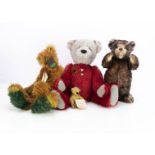 Two Artist teddy bears, a Brodie Bears, Guttersnipe collection and Mungo Mangetout 1 of 1 with