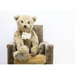 An Atlantic Bears limited edition grey gold artist bear, by Alan and Wendy Mullaney, with card