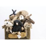 A selection of six SigiKid animals, including Black Friday rat, Old Dax Cat, and a hare from the