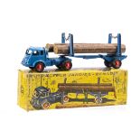 A CIJ Ref No.3/73 Renault Fainéant Articulated Timber Transporter, blue body and trailer, red