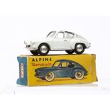 A CIJ Ref No.3/50 Alpine Renault A106 Mille-Miles, white body, spun hubs, black tyres, glazing, in