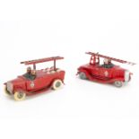 CIJ Ref No.2/9/3 Flour & Plaster Renault Fire Engine, red body, silver grille, 'Renault' diamond