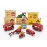 Way-Boy's Les Routiers Series Miniature Diecast Models, No.7 Steamroller, No.6 Small Dumper, No.8