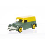 A Gasquy Sep-Toy Mercury Panel Van, green lower body, yellow upper and hubs, silver trim, VG-E