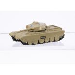 A Gamda Israel Army Toys Series Centurion Tank, khaki body, rubber tracks, numberplate 304572, E