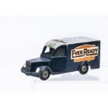 A Timpo Toys 'Ever Ready' Normal Control Box Van, dark blue body, white roof, 'Ever Ready' transfers