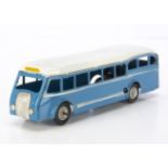 A CIJ Ref No.6/10 Renault AEMD 1938/39 Autocar, tinplate clockwork coach, blue body, white roof, '