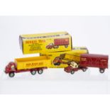 Budgie Toys No.252 British Railways Container Transporter, crimson and cream, bare metal hubs, No.