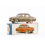A CIJ Europarc Ref No.356 S Renault Dauphine, bronze body, plated hubs, white tyres, in original