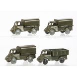 River Series Military Models, Army Covered Wagon (3), Army Open Wagon, all first casting, brownish