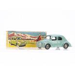 A CIJ Ref No.3/48 Renault 4 CV 1956, turquoise green body, grey plastic hubs, black tyres, in