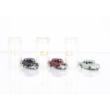 CIJ Micro-Miniature Cars, Ref No.M/9 Simca Ariane, grey body, with chassis, Ref No.M/8 Renault