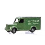 A Timpo Toys 'Meltonian Shoe Cream' Normal Control Box Van, green body, 'Meltonian Shoe Cream'