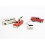 AMB Marchesini Tinplate Commercial Vehicles, approx 1:43 scale, 530-1 Fire Truck, grey, 530-2