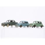 CIJ Mécanique Cars, Ref No.4/47 Panhard Dyna X, two examples, light blue, light green, both with