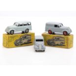 CIJ Renault Dauphinoise, three examples, Ref No.3/66 Break, light grey body, grey plastic hubs,