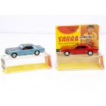 Gamda Koor Sabra Super Car Ford Mustangs, 8106/1 Psychedelic Ford Mustang, metallic blue body, red