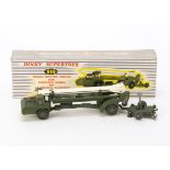 A Dinky Supertoys 666 Missile Erector Vehicle, with Corporal Missile and Launching Platform, in